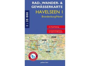 9783866364066 - RWGK Havelseen 1 Brandenburg Havel Karte (im Sinne von Landkarte)