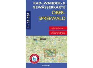 9783866364080 - Rad- Wander- und Gewässerkarte Oberspreewald Karte (im Sinne von Landkarte)