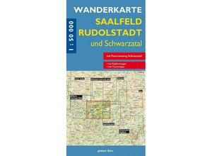 9783866364523 - Wanderkarte Saalfeld Rudolstadt und Schwarzatal Karte (im Sinne von Landkarte)