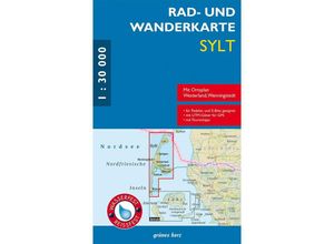 9783866364554 - Rad- und Wanderkarte Sylt Karte (im Sinne von Landkarte)