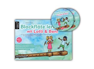 9783866422148 - Blockflöte lernen mit Lotti & Ben + 2 Audio-CDs! - Susanne Hossain Geheftet