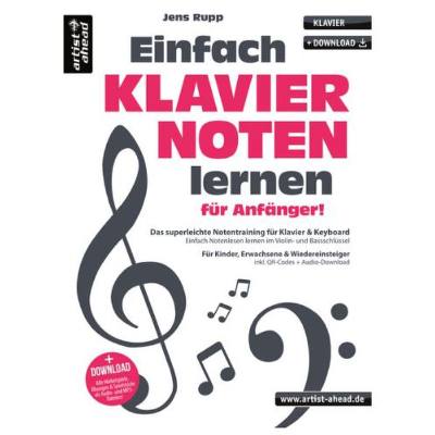 9783866422322 - Rupp Jens Einfach Klaviernoten lernen für Anfänger!
