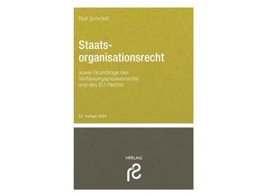 9783866512634 - Staatsorganisationsrecht - Rolf Schmidt Kartoniert (TB)