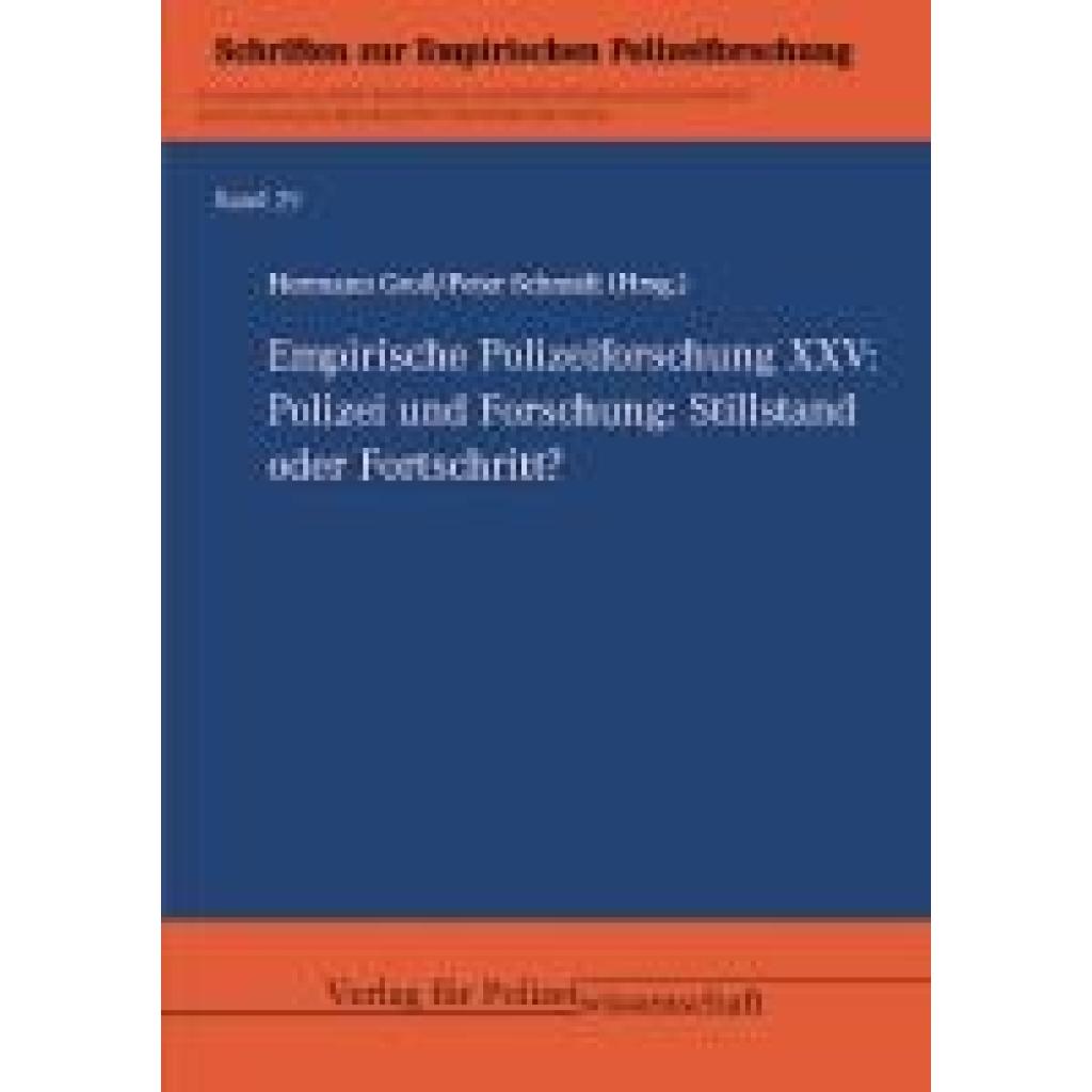 9783866768284 - Empirische Polizeiforschung XXV