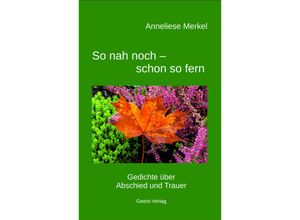 9783866859869 - So nah noch - schon so fern - Anneliese Merkel Kartoniert (TB)