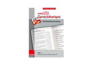 9783867237086 - miniLÜK-Sprachtherapie - HirnfunktionstrainingH3 - Jürgen Steiner Christin Zöllner Geheftet