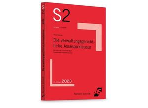 9783867528672 - Die verwaltungsgerichtliche Assessorklausur - Horst Wüstenbecker Kartoniert (TB)