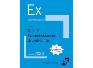 9783867528917 - Top 10 Examensklausuren Grundrechte - Christian Sommer Kartoniert (TB)