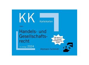 9783867528986 - Karteikarten Handels- und Gesellschaftsrecht - Claudia Haack Gebunden