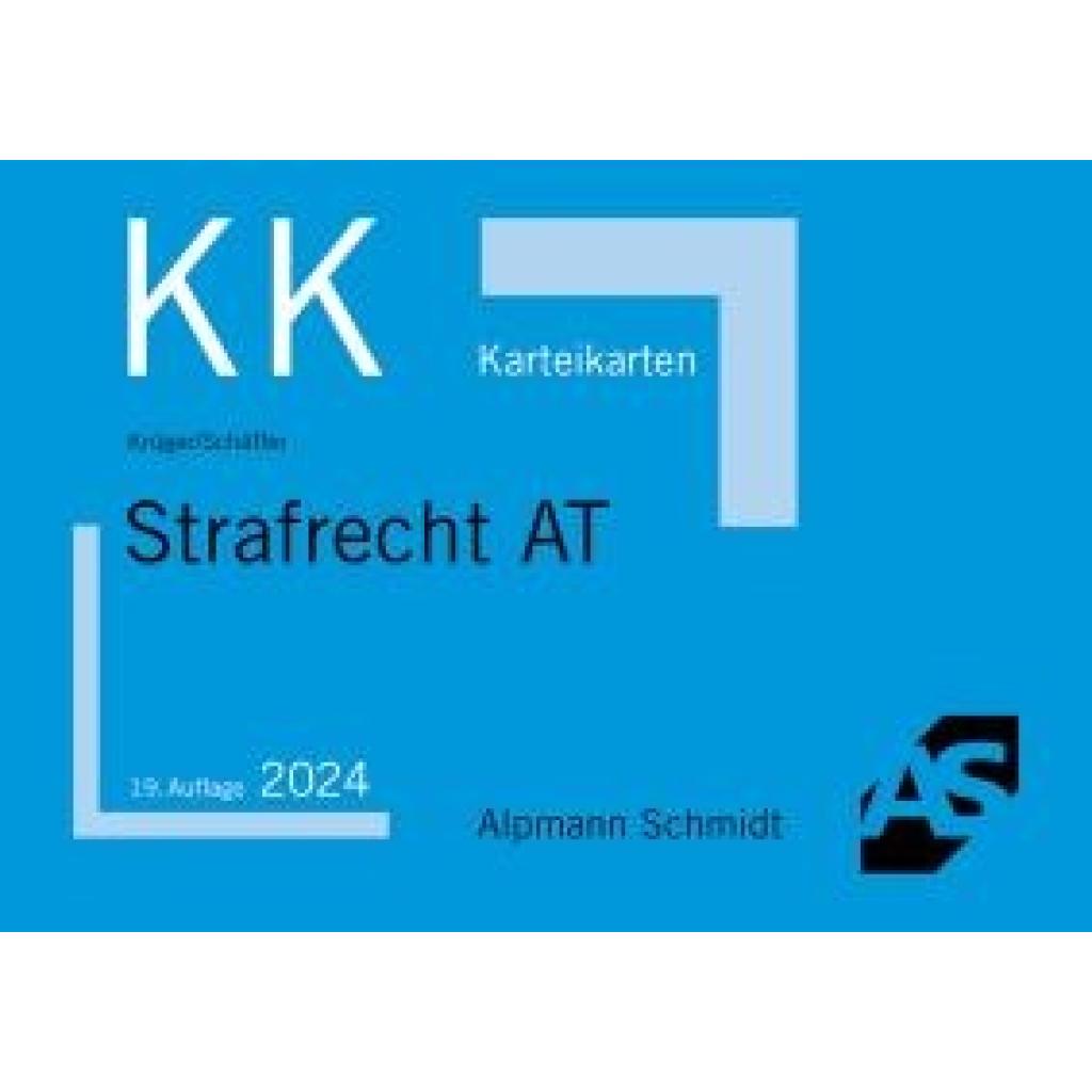 9783867529273 - Krüger Rolf Karteikarten Strafrecht Allgemeiner Teil