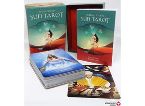 9783868265835 - Sufi-Tarot - Der Weg des Herzens 78 Tarotkarten mit Anleitung m 1 Buch m 78 Beilage 2 Teile - Ayeda Husain Gebunden