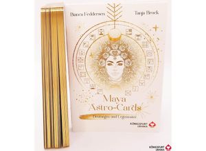 9783868268003 - Maya-Astro-Cards 44 astrologische Orakelkarten mit Booklet m 1 Buch m 44 Beilage 2 Teile - Bianca Feddersen Tanja Brock Gebunden