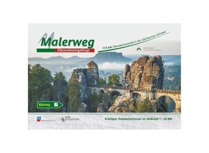 9783868430899 - Malerweg - Sächsische Schweiz 1  30 000 Karte (im Sinne von Landkarte)