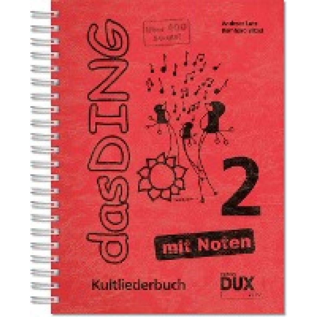 9783868491852 - Bernhard Bitzel - GEBRAUCHT Das Ding mit Noten 2 Kultliederbuch mit Noten - Preis vom 02062023 050629 h