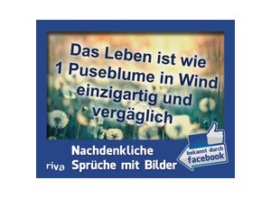 9783868839852 - Das Leben ist wie 1 Puseblume in Wind einzigartig und vergäglich Postkartenaufsteller - Sebastian Zawrel