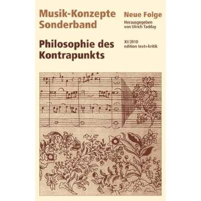 9783869160887 - Musik Konzepte Sonderband - Philosophie des Kontrapunkts