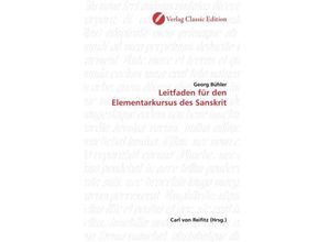 9783869321127 - Leitfaden für den Elementarkursus des Sanskrit - Georg Bühler Kartoniert (TB)