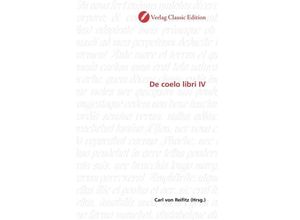 9783869324166 - De coelo libri IV Kartoniert (TB)