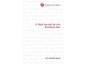 9783869326733 - C Plinii Secundi De viris illustribus liber Kartoniert (TB)