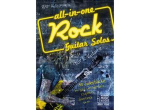 9783869471051 - All-in-One Rock Guitar Solos für E-Gitarre m Audio-CD - Peter Autschbach Geheftet