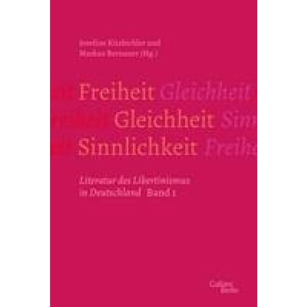 9783869712895 - Bernauer Markus Freiheit - Gleichheit - Sinnlichkeit