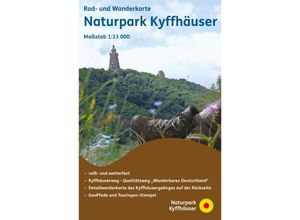 9783869732640 - Naturpark Kyffhäuser Karte (im Sinne von Landkarte)