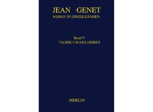 9783875362138 - Werke in Einzelbänden Bd5 Tagebuch des Diebes - Jean Genet Leinen