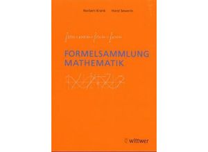 9783879193721 - Formelsammlung Mathematik - Norbert Krank Horst Sewerin Kartoniert (TB)