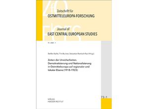 9783879694884 - Zeitschrift für Ostmitteleuropa-Forschung (ZfO) 73 1   Journal of East Central European Studies (JECES) 73 1 Kartoniert (TB)