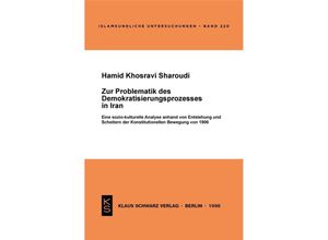9783879972722 - Zur Problematik des Demokratisierungsprozesses in Iran - Hamid Khosravi Sharoudi Kartoniert (TB)