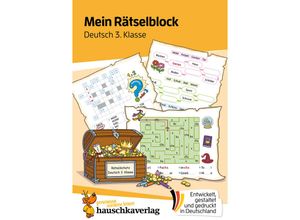 9783881006835 - Mein Rätselblock Deutsch 3 Klasse - Christine Weideneder Kartoniert (TB)