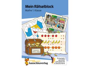 9783881006910 - Mein Rätselblock Mathe 1 Klasse - Melanie Rhauderwiek Kartoniert (TB)