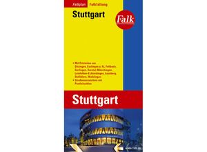 9783884453834 - Falk Stadtplan Falkfaltung   Falk Stadtplan Falkfaltung Stuttgart 122500 Karte (im Sinne von Landkarte)