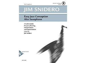 9783892211952 - Easy Jazz Conception Alto Sax w Audio-CD - Jim Snidero Geheftet