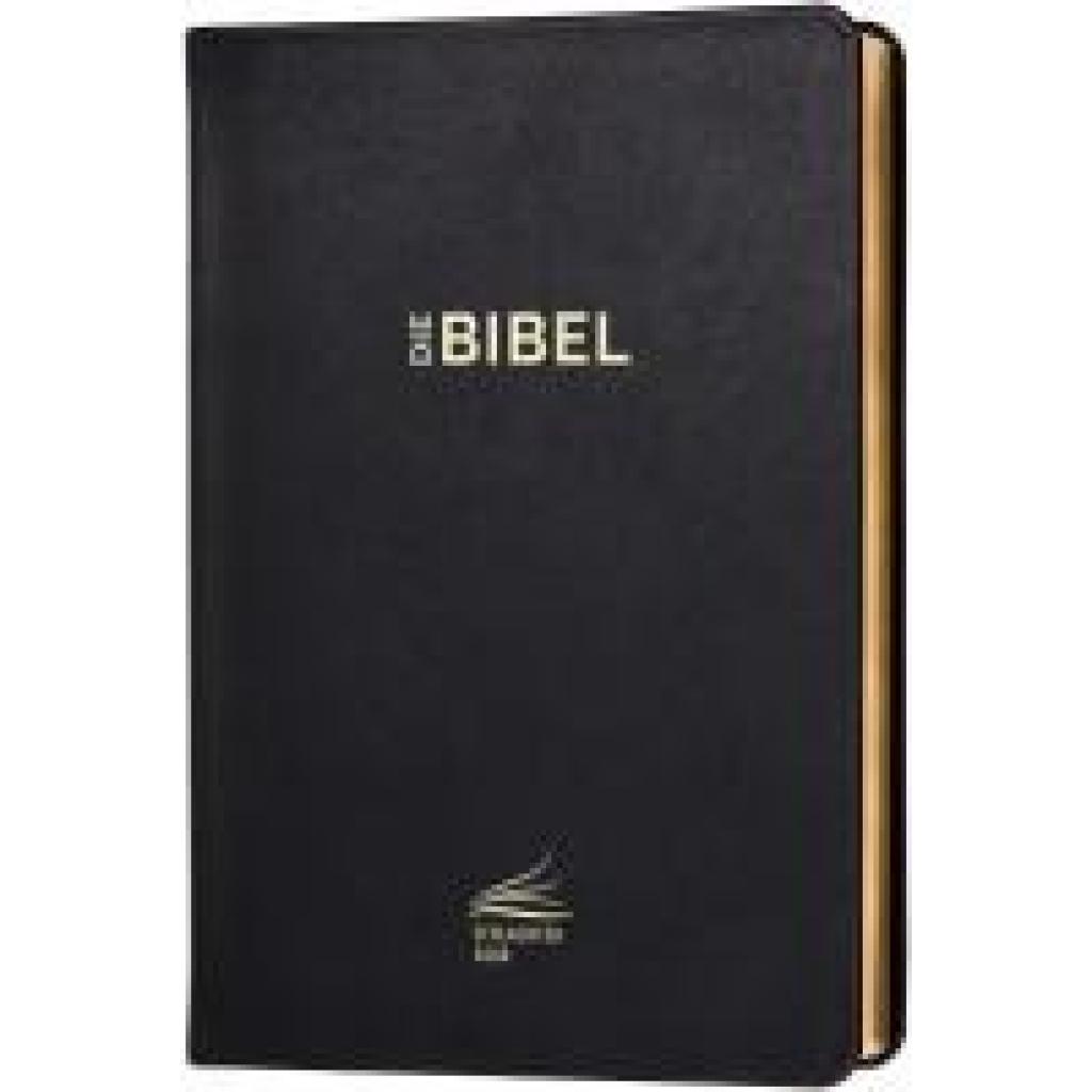 9783893970605 - Schlachter 2000 Bibel - Standardausgabe (Kalbsleder-Ausgabe flexibler Einband Goldschnitt schwarz)