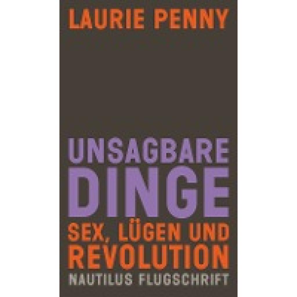 9783894018177 - Penny Laurie Unsagbare Dinge