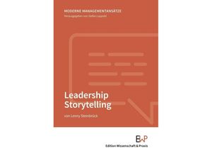 9783896737960 - Leadership Storytelling - Lenny Steinbrück Kartoniert (TB)