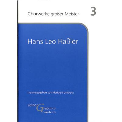 9783896884619 - Chorwerke grosser Meister 3