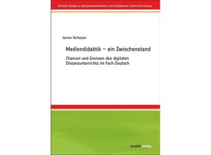 9783897336025 - Mediendidaktik - ein Zwischenstand - Janine Verheyen Kartoniert (TB)