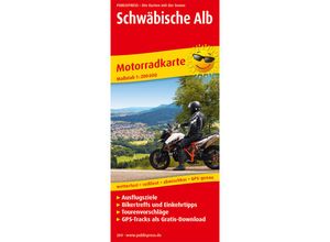 9783899202045 - PublicPress Motorradkarte Schwäbische Alb Karte (im Sinne von Landkarte)