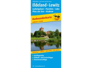 9783899206579 - PublicPress Radwanderkarte Eldeland - Lewitz Ludwigslust - Parchim - Lübz - Plau am See - Krakow Karte (im Sinne von Landkarte)