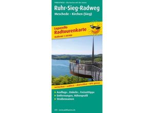 9783899206784 - PublicPress Leporello Radtourenkarte Ruhr-Sieg-Radweg Karte (im Sinne von Landkarte)