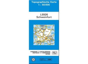 9783899330076 - Topographische Karte Bayern Schweinfurt - Breitband und Vermessung Bayern Landesamt für Digitalisierung Karte (im Sinne von Landkarte)