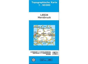 9783899330250 - Topographische Karte Bayern Hersbruck - Breitband und Vermessung Bayern Landesamt für Digitalisierung Karte (im Sinne von Landkarte)