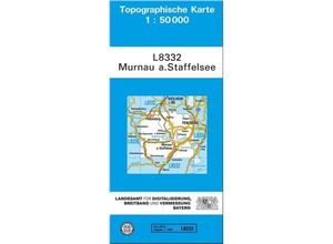 9783899332636 - Topographische Karte Bayern Murnau a Staffelsee Karte (im Sinne von Landkarte)