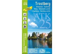 9783899336658 - ATK25 Amtliche Topographische Karte 125000 Bayern   O15   Amtliche Topographische Karte Bayern Trostberg - Breitband und Vermessung Bayern Landesamt für Digitalisierung Karte (im Sinne von Landkarte)