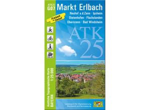 9783899338676 - Markt Erlbach (Amtliche Topographische Karte 125000) Karte (im Sinne von Landkarte)