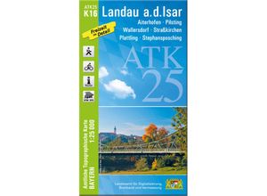 9783899339062 - ATK25 Amtliche Topographische Karte 125000 Bayern   ATK25-K16 Landau adIsar (Amtliche Topographische Karte 125000) Karte (im Sinne von Landkarte)