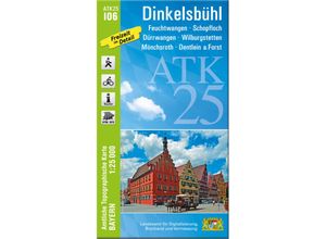 9783899339086 - ATK25 Amtliche Topographische Karte 125000 Bayern   ATK25-I06 Dinkelsbühl (Amtliche Topographische Karte 125000) Karte (im Sinne von Landkarte)