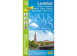 9783899339819 - ATK25-L14 Landshut (Amtliche Topographische Karte 125000) Karte (im Sinne von Landkarte)